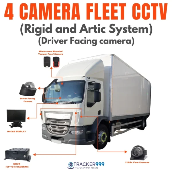 Regular 4 Camera for Rigid and Artic (Driver Facing)