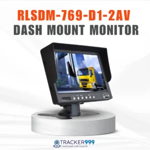 D1 7" 2AV Dash Mount Monitor – Fan Feet Bracket