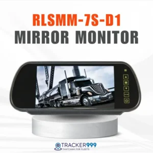 High-Quality Reversing Mirror Monitor with Universal Mounting Stalk