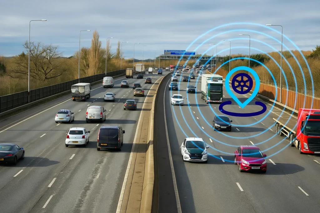 Fleet vehicles monitored in real-time using GPS tracking, CCTV cameras, DVS compliance, and advanced fleet management technology in the UK.